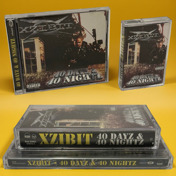 •XZIBIT - 40 DAYZ & 40 NIGHTZ• ~1998 OG PRESSINGS~ (CD & CASSETTE TAPE)