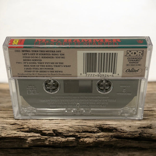 •M.C. HAMMER - LET’S GET IT STARTED• ~1988 OG PRESSING~ (CASSETTE TAPE)