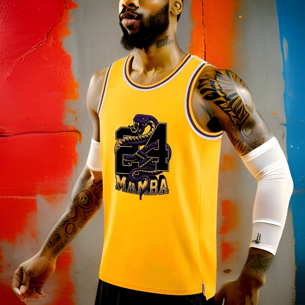 ^MAMBA 24^ Basketball Jerseys (Stitched Logos & Numbers)