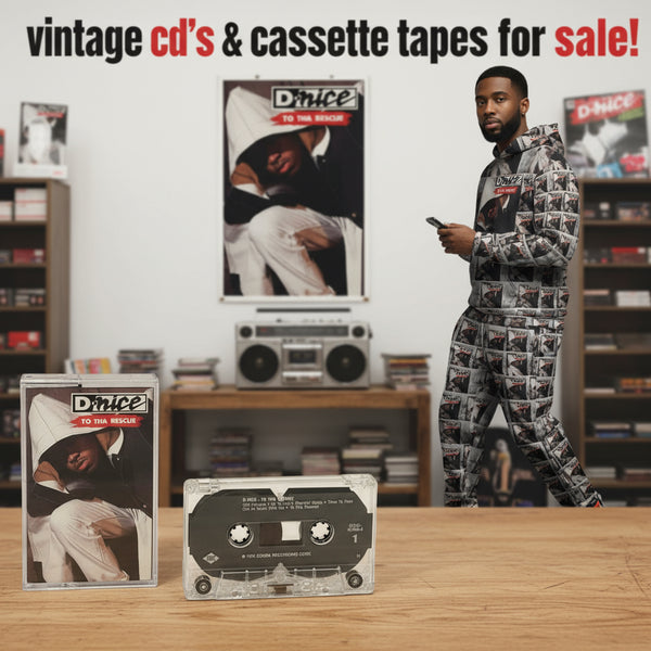 •D-NICE ~ TO THA RESCUE• (1991 OG PRESSING) (CASSETTE TAPE) (2)