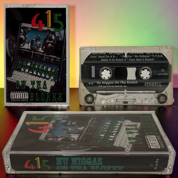 •415 ~ NU NIGGAZ ON THA BLOKKK• ~1991 OG PRESSING~ (CASSETTE TAPE) (1)
