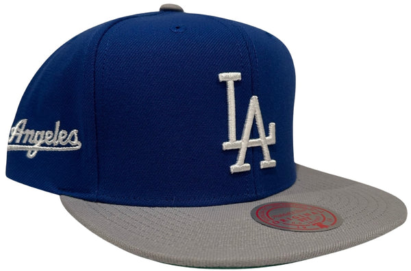 *Los Angeles Dodgers* (Blue) snapback hats by Mitchell & Ness