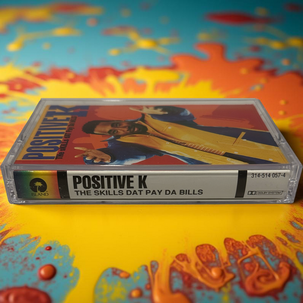•POSITIVE K ~ THE SKILLS DAT PAY DA BILLS• ~1992 OG PRESSING~ (CASSETTE TAPE) (2)