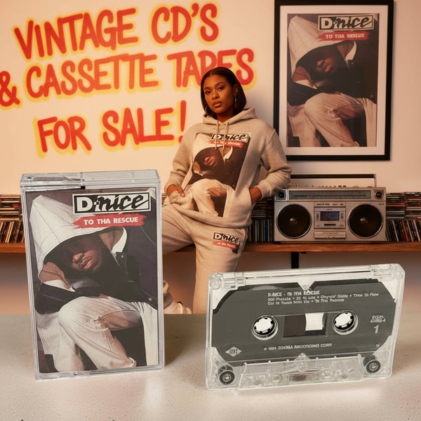 •D-NICE ~ TO THA RESCUE• (1991 OG PRESSING) (CASSETTE TAPE) (1)