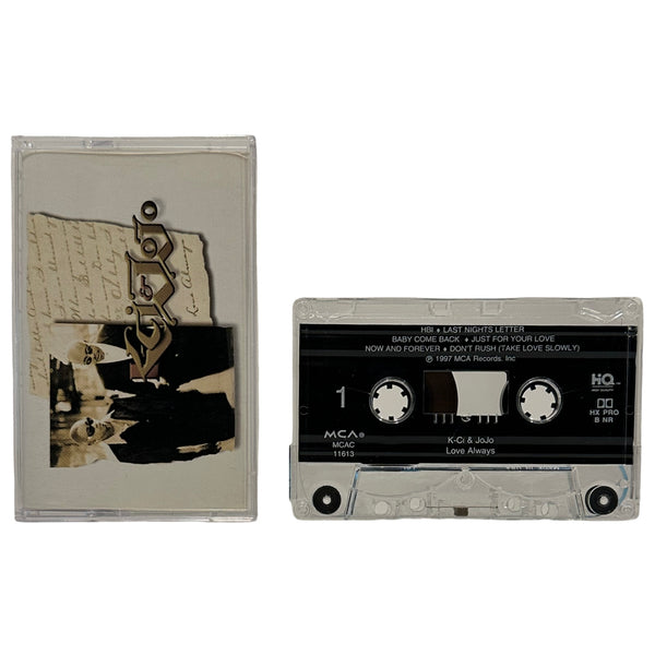 •K-CI & JOJO - LOVE ALWAYS• ~1997 OG PRESSINGS~ (CASSETTE TAPE)