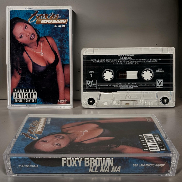 •FOXY BROWN ~ ILL NA NA• ~1996 OG PRESSING~ (CASSETTE TAPE) (1)