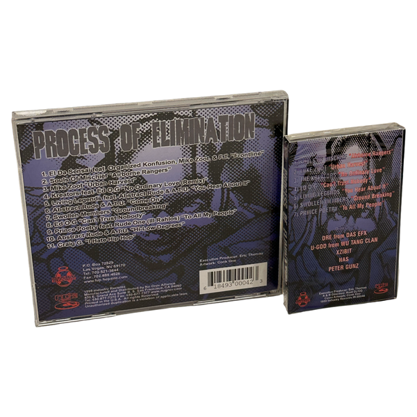 •PROCESS OF ELIMINATION - COMPILATION• ~1999 OG PRESSINGS~ (CD & SEALED CASSETTE SAMPLER)