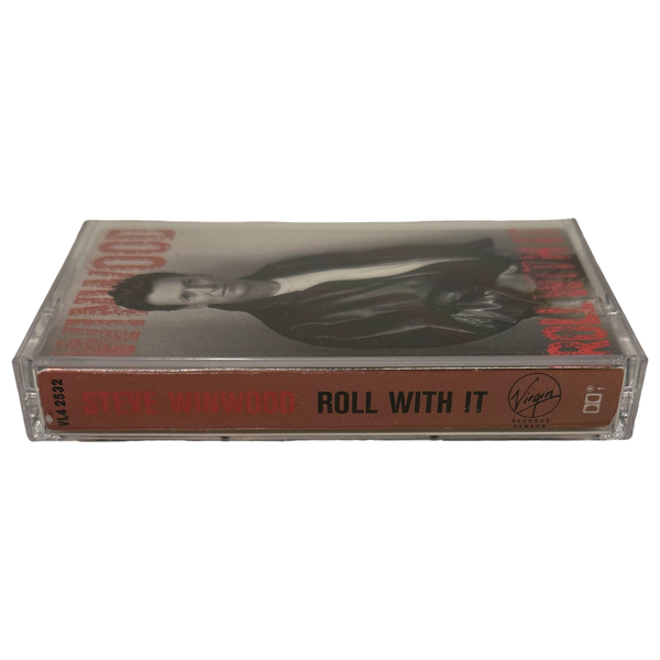 •STEVE WINWOOD - ROLL WITH IT• ~1988 OG CANADIAN PRESSINGS~ (CD & CASSETTE TAPE)