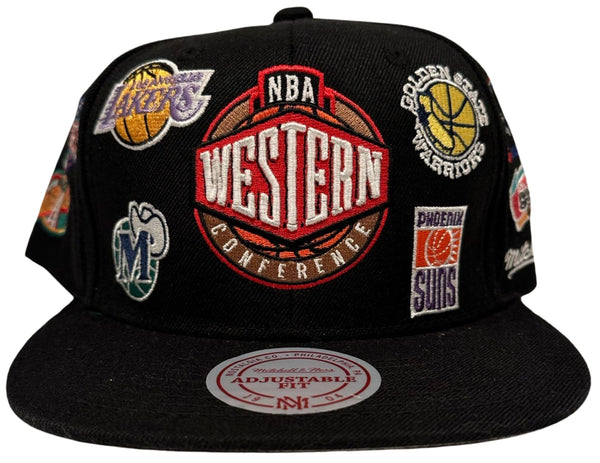 *NBA Western Conference* snapback hats by Mitchell & Ness