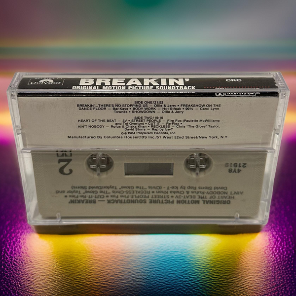 •BREAKIN’ ~ SOUNDTRACK• ~1984 OG PRESSING~ (CASSETTE TAPE)