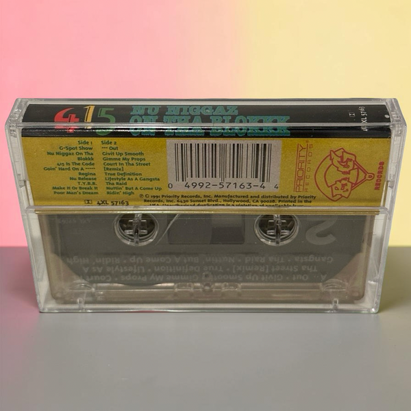 •415 ~ NU NIGGAZ ON THA BLOKKK• ~1991 OG PRESSING~ (CASSETTE TAPE) (1)