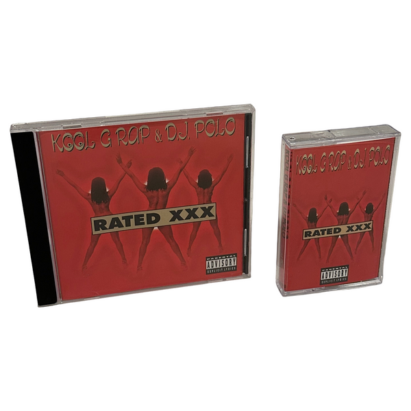 •KOOL G RAP & DJ POLO ~ RATED XXX• ~1996 OG PRESSINGS~ (CD & CASSETTE TAPE)
