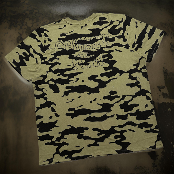 *HEADRUSH* (Green-Camo) ~Chosen Few~ (Embroidered) T-Shirts