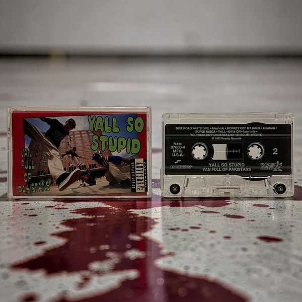 •YALL SO STUPID ~ A VAN FULL OF PAKISTANS• ~1993 OG PROMO PRESSING~ (CASSETTE TAPE)
