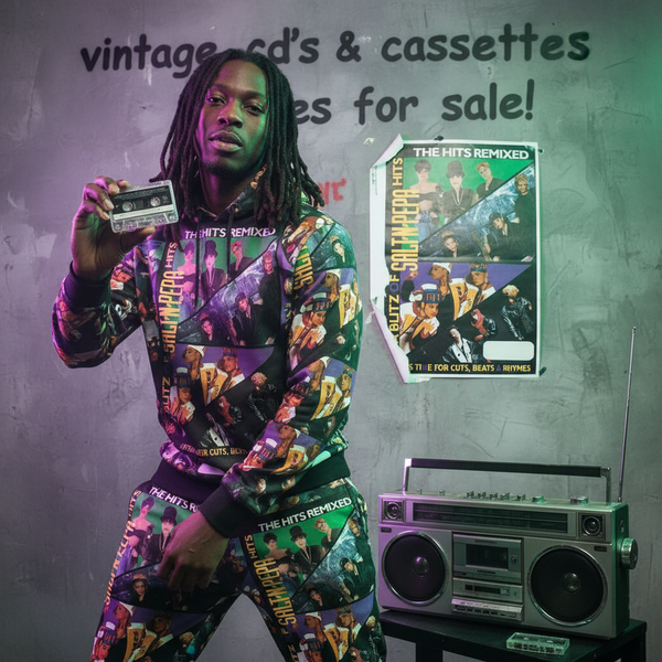 •SALT-N-PEPA ~ THE HITS REMIXED• ~1990 OG PRESSING~ (CASSETTE TAPE)