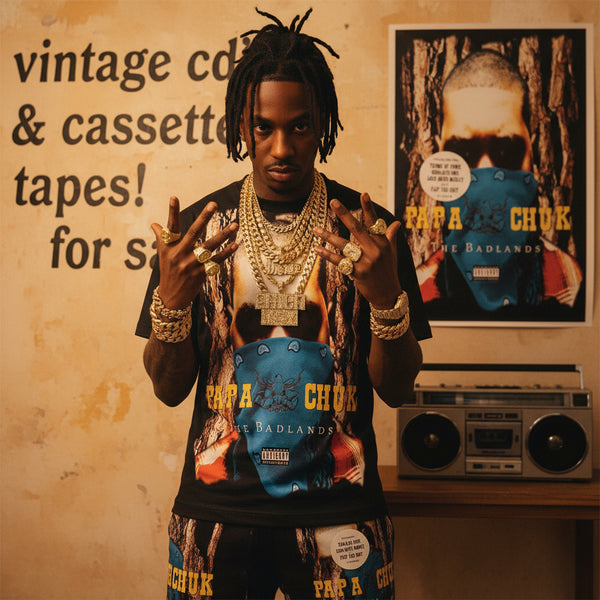 •PAPA CHUCK ~ THE BADLANDS• ~1994 OG SEALED PRESSING~ (CASSETTE TAPE)