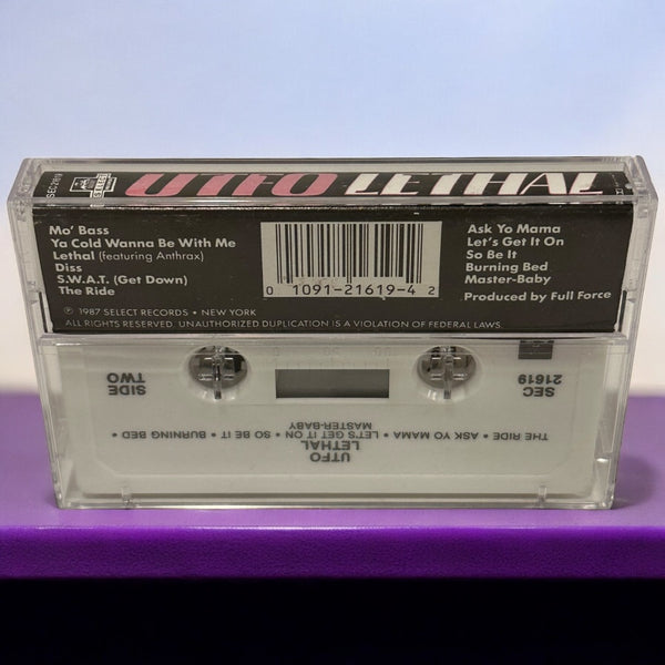 •UTFO - LETHAL• ~1987 OG PRESSING~ (CASSETTE TAPE)