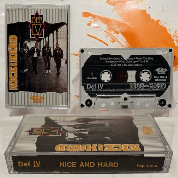 •DEF IV - NICE AND HARD• ~1988 OG PRESSING~ (CASSETTE TAPE)
