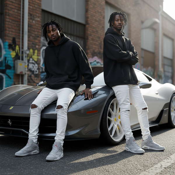 *COTTON BEST* (DARK GREY) PULLOVER HOODIES (HIGH QUALITY COTTON BLENDS)
