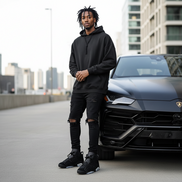 *COTTON BEST* (DARK GREY) PULLOVER HOODIES (HIGH QUALITY COTTON BLENDS)