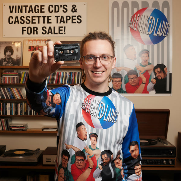 •BARENAKED LADIES - GORDON• ~1992 OG CANADIAN PRESSING~ (CASSETTE TAPE) (BLACK SHELL)