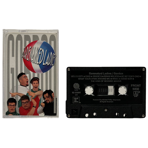 •BARENAKED LADIES - GORDON• ~1992 OG CANADIAN PRESSING~ (CASSETTE TAPE) (BLACK SHELL)