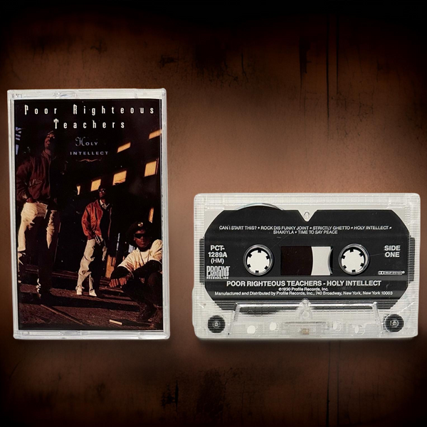 •POOR RIGHTEOUS TEACHERS - HOLY INTELLECT• ~1990 OG PRESSING~ (CASSETTE TAPE) (1)