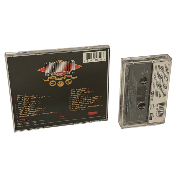 •DIAMOND AND THE PSYCHOTIC NEUROTICS - STUNTS, BLUNTS, & HIP HOP• ~1992 OG PRESSINGS~ (CD & CASSETTE TAPE)