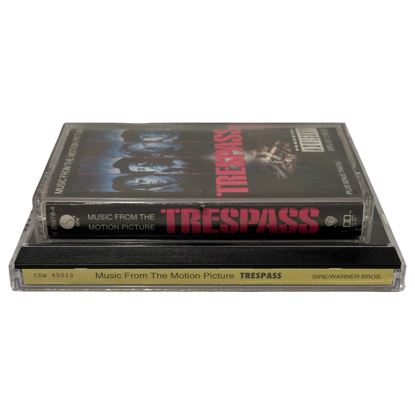 •TRESPASS - MUSIC FROM THE MOTION PICTURE• ~1992 OG PRESSINGS~ (CD & CASSETTE TAPE)