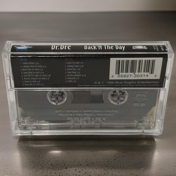 •DR. DRE ~ BACK’N THE DAY• ~1996 OG PRESSING~ (CASSETTE TAPE)