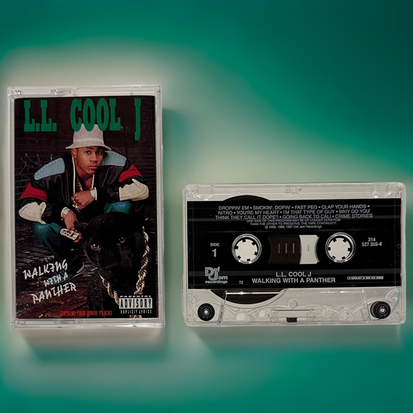 •L.L. COOL J ~ WALKING WITH A PANTHER• ~1989 OG PRESSING~ (CASSETTE TAPE) (2)