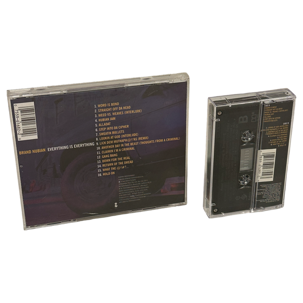 •BRAND NUBIAN - EVERYTHING IS EVERYTHING• ~1994 OG PRESSINGS~ (CD & CASSETTE TAPE)