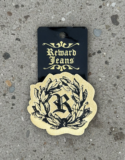 *Reward Denim Jeans* (HEAVY) (Waist 30” X 32” Leg) (Missing Button) (BLACK)