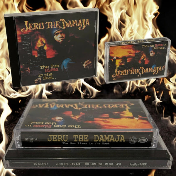 •JERU THE DAMAJA - THE SUN RISES IN THE EAST• ~1994 OG PRESSINGS~ (CD & CASSETTE TAPE)