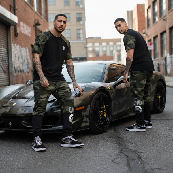 ^ECKO UNLIMITED^ ~CAMO~ POLYESTER JOGGER SWEATPANTS