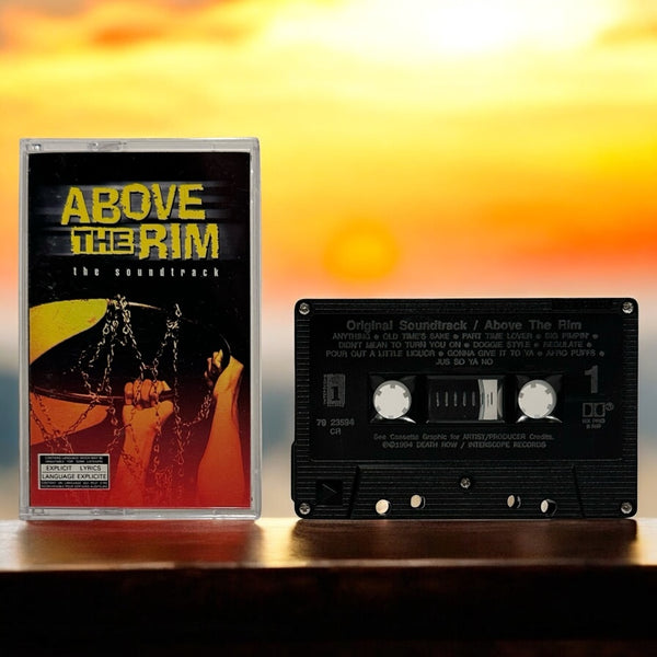 •ABOVE THE RIM - THE SOUNDTRACK• ~1994 OG CANADIAN PRESSING) (BLACK SHELL CASSETTE TAPE)