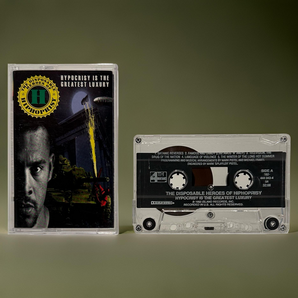 •DISPOSABLE HEROES OF HIPHOPRISY ~ HIPOCRISY IS THE GREATEST LUXURY• ~1992 OG PRESSING~ (CASSETTE TAPE)