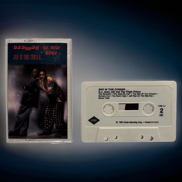 •D.J. JAZZY JEFF AND THE FRESH PRINCE - …AND IN THIS CORNER• ~1989 OG PRESS~ (CLUB) (CASSETTE TAPE) (3)