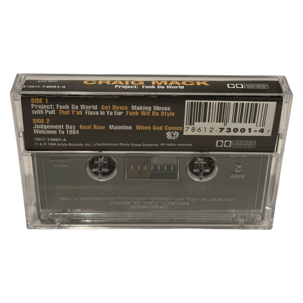 •CRAIG MACK - PROJECT: FUNK DA WORLD• ~1994 OG PRESSINGS~ (CD & CASSETTE TAPE)
