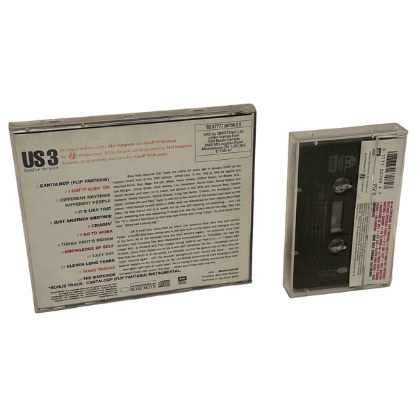 •US 3 - HAND ON THE TORCH• ~1993 OG CANADIAN PRESSINGS~ (CD & CASSETTE TAPE)