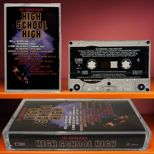•HIGH SCHOOL HIGH ~ THE SOUNDTRACK• ~1996 OG PRESSING~ (CASSETTE TAPE) (2)