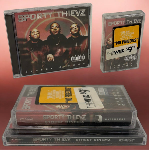 •SPORTY THIEVZ - STREET CINEMA• ~1998 OG PRESSINGS~ (CD & SEALED CASSETTE TAPE)