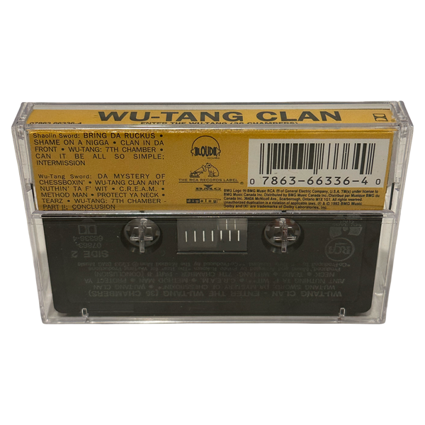 •WU-TANG CLAN - ENTER THE WU-TANG (36 CHAMBERS)• ~1993 OG CANADIAN PRESSINGS~ (CD & CASSETTE TAPE) (BLACK SHELL)
