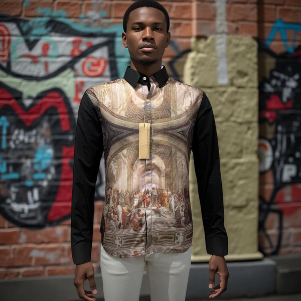•UCXX DRESS SHIRTS• ~Rome~ (100% polyester)