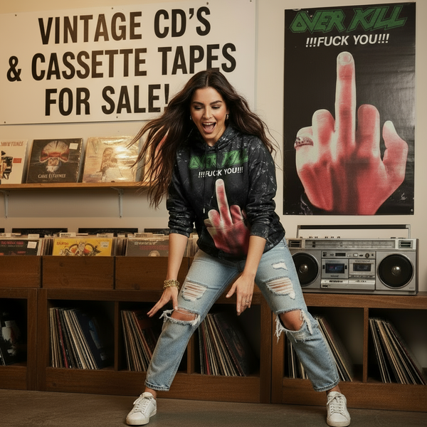 •OVERKILL ~ !!!FUCK YOU!!!• ~1987 OG PRESSING~ (CASSETTE TAPE)