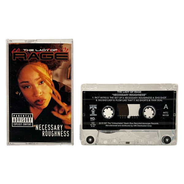 •THE LADY OF RAGE - NECESSARY ROUGHNESS• ~1997 OG CANADIAN PRESSINGS~ (CD & CASSETTE TAPE)