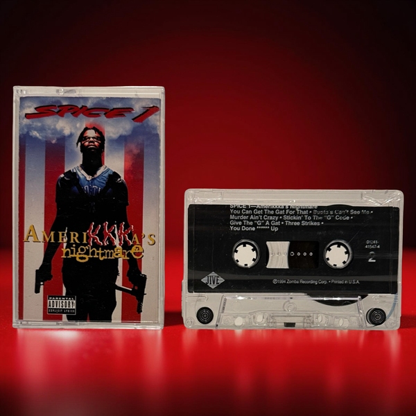 •SPICE 1 - AMERIKKKA’S NIGHTMARE• ~1994 OG PRESSING~ (CASSETTE TAPE)