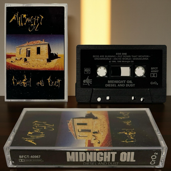 •MIDNIGHT OIL - DIESEL & DUST• ~1988 OG CANADIAN PRESSING~ (CASSETTE TAPE)