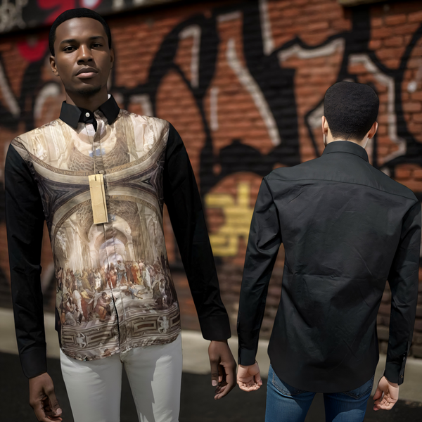•UCXX DRESS SHIRTS• ~Rome~ (100% polyester)