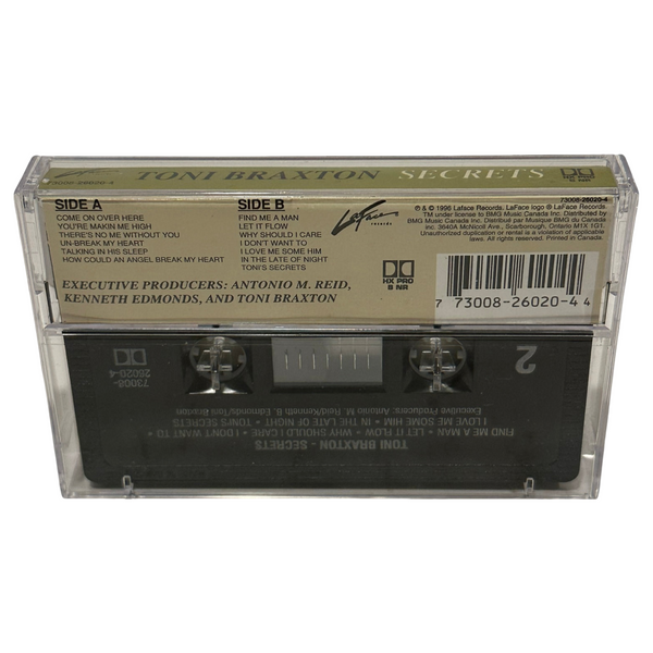 •TONI BRAXTON ~ SECRETS• ~1996 OG PRESSINGS~ (CD & CASSETTE TAPE)